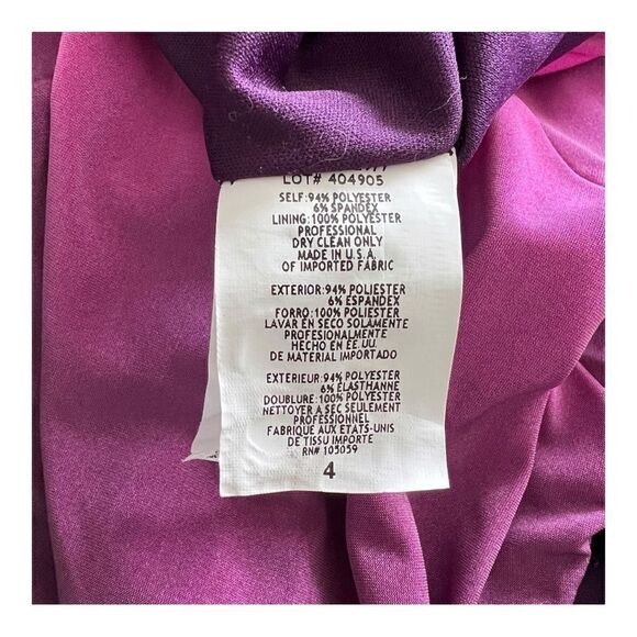 XSCAPE Mini Halter Sleeveless Ombré Cocktail Dress Size 4. - Picture 9 of 9